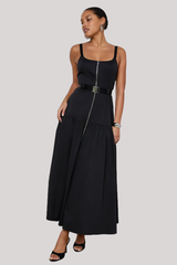L'agence - Rima Maxi Dress - BLACK
