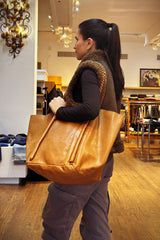 Latico - Voyage Large Tote Bag - COGNAC