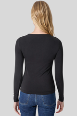 Lilla P - Long Sleeve Crew Tee - BLACK