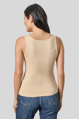 Lilla P - Scoop Tank - NUDE
