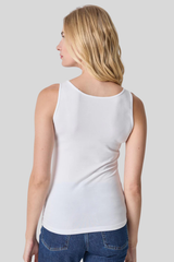 Lilla P - Scoop Tank - WHITE