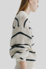 Lisa Yang - Sabelle Stripes Sweater - CRBKNVYS