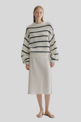 Lisa Yang - Sabelle Stripes Sweater - CRBKNVYS