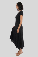 Luna Luz - French Quarter Dress - BLACK