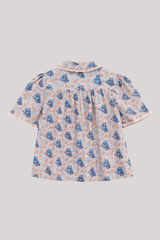 M.A.B.E - Aster Print Collar Top - MULTI