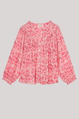 M.A.B.E - Esti Print Long Sleeve Top - PINK