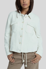 MJ.Watson - French Terry Jacket - WHITE