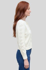 Margaret O'Leary - Martina Cardigan - IVORY