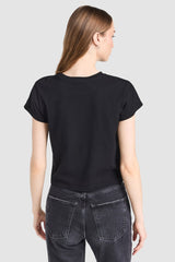 Agolde - Adine Shrunken Tee - BLACK