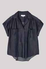 Moussy - Basic Denim Shirt - BLUE