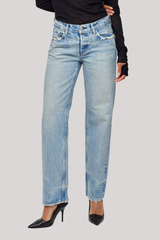 Moussy - Wildwood Low-Rise Straight - LIGHTBLU