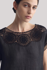 Nili Lotan - Caila Top - BLACK