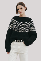 Nili Lotan - Chrissy Cashmere Sweater - BLKFAIR