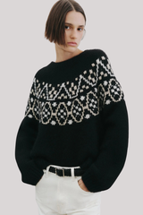 Nili Lotan - Chrissy Cashmere Sweater - BLKFAIR