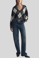 Nili Lotan - Feron Argyle Sweater - GRYIVYAR