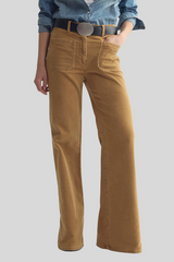 Nili Lotan - Florence Moleskin Pant - BOURBON