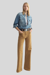Nili Lotan - Florence Moleskin Pant - BOURBON