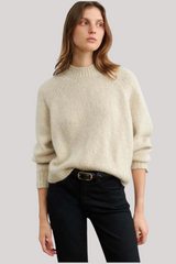Nili Lotan - Tomaso Sweater - BEIGEMEL