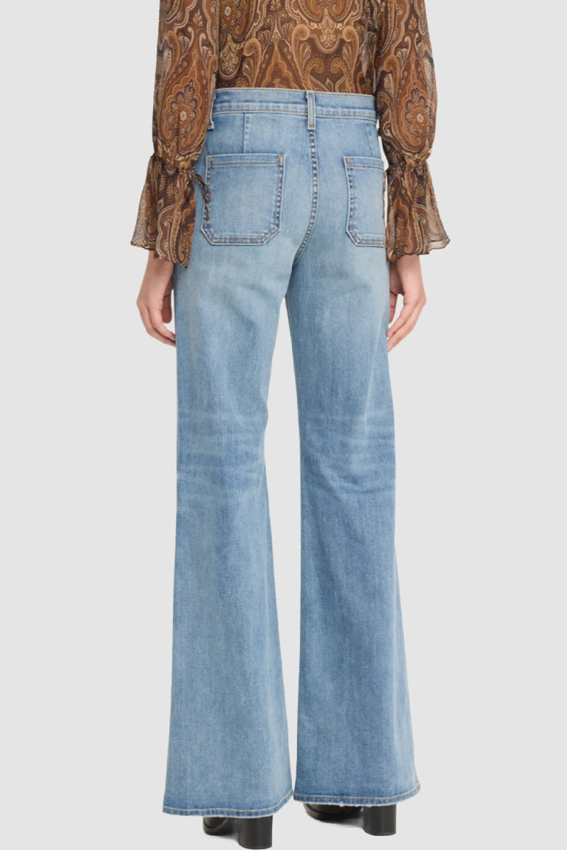 【Nili Lotan】 Florence high-riseフレアジーンズ FLORENCE | Women's High Rise Flare Jean | Nili Lotan