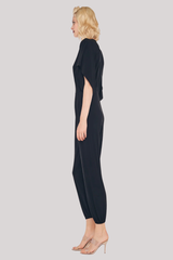Norma Kamali - Rectangle Jog Jumpsuit - BLACK