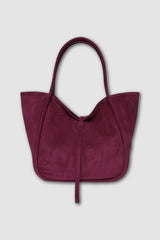 Oliveve - Ellis Leather Backed Suede Tote - MULBERRY