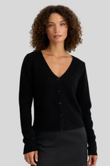 One Grey Day - Dottie Cardigan - BLACK