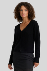 One Grey Day - Dottie Cardigan - BLACK