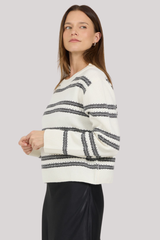 One Grey Day - Lotus Crewneck - BLKCOMBO