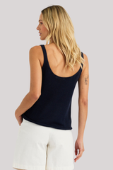 One Grey Day - Remi Tank - NAVY