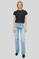 Re/Done - Hanes 1950s Boxy Tee - WASBLACK