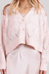 Sablyn - Elliot C Boxy Cropped Cardigan - LUNAR