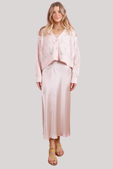 Sablyn - Elliot C Boxy Cropped Cardigan - LUNAR