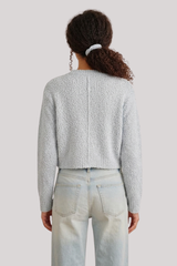 Sablyn - Helena Cropped Double-Pocket Cardigan - WHISPER