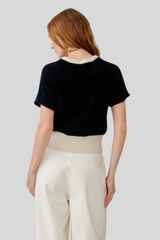 Sablyn - Jones Colorblock Cashmere Saddle Raglan - BLACKGAR