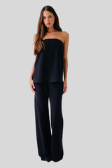Sablyn - Naomi Bias Cut Pull On Pant - BLACK