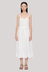Sea Ny - Alberte Solid Tank Dress - WHITE