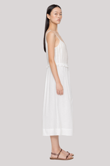 Sea Ny - Alberte Solid Tank Dress - WHITE