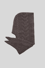 Sea Ny - Allen Cable Scarf Hat - CHARCOAL