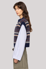 Sea Ny - Ciara Combo Top - NAVY