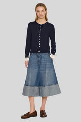 Sea Ny - Danielle Pearl Button - NAVY