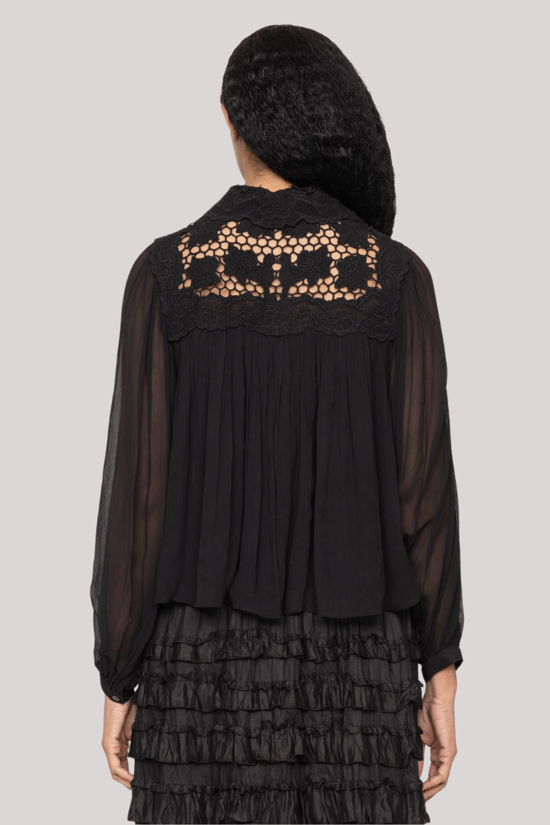 トップス Segodon Sea Ny - Daphne Lace Long Sleeve Top