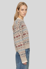 Sea Ny - Preston Knit Crewneck Sweater - CREAM