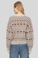 Sea Ny - Preston Knit Crewneck Sweater - CREAM