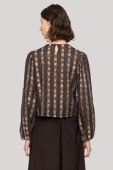 Sea Ny - Sybil Embroidery Long Sleeve Blouse - MULTI