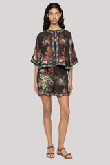 Sea Ny - Viktoria Front Tie Top - MULTI