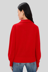 Sold Out. Nyc - The Cashmere Polo - CHERRY