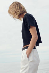 Sold Out. Nyc - The Cropped Perfect Tee - BLACK