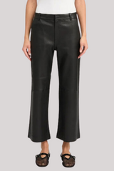 Sprwmn - Cropped Baggy Trousers - BLACK