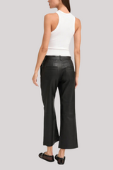 Sprwmn - Cropped Baggy Trousers - BLACK