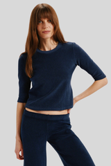 Suzie Kondi - Corfu Elbow Sleeve - NAVY